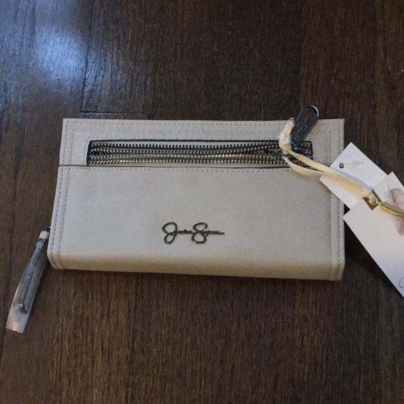 Jessica Simpson Handbags - Jessica Simpson Tan Clutch